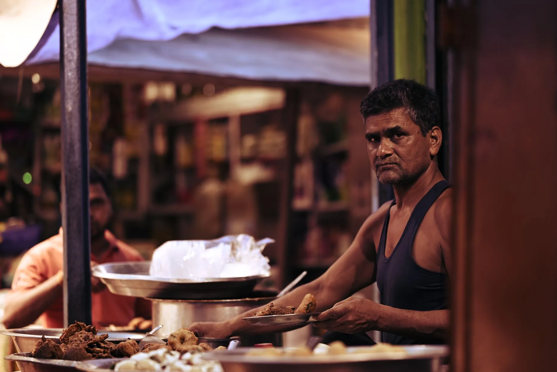 Le street food de nuit à Malé