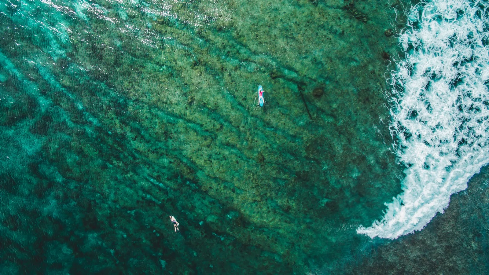 Surf dans l'Atoll de Malé Sud