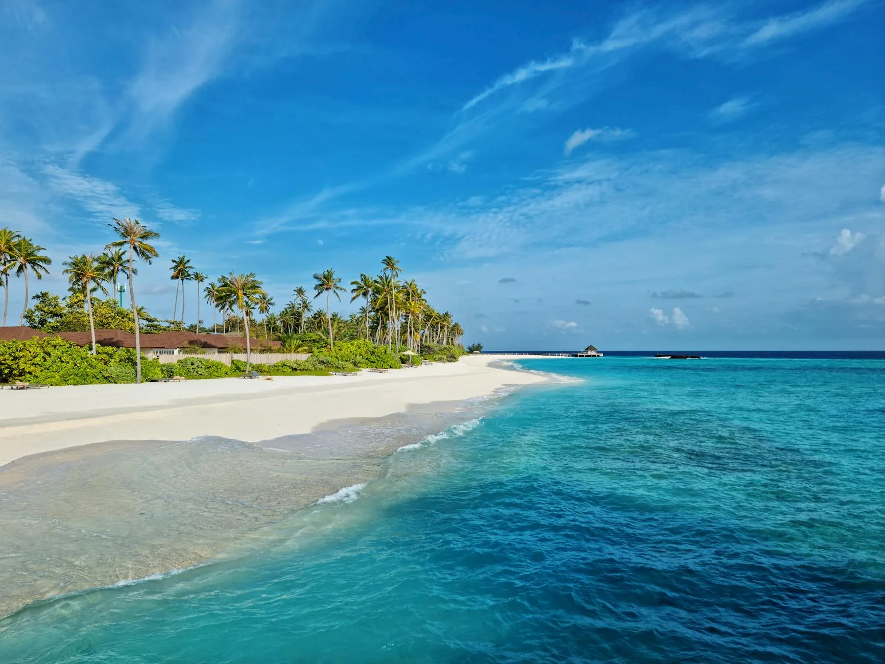 ️ La plage d'Hulhumalé : la plus accessible des Maldives